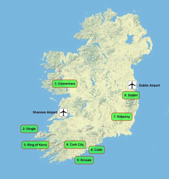 dream-emerald-isle-honeymoon-map | The Destination Company